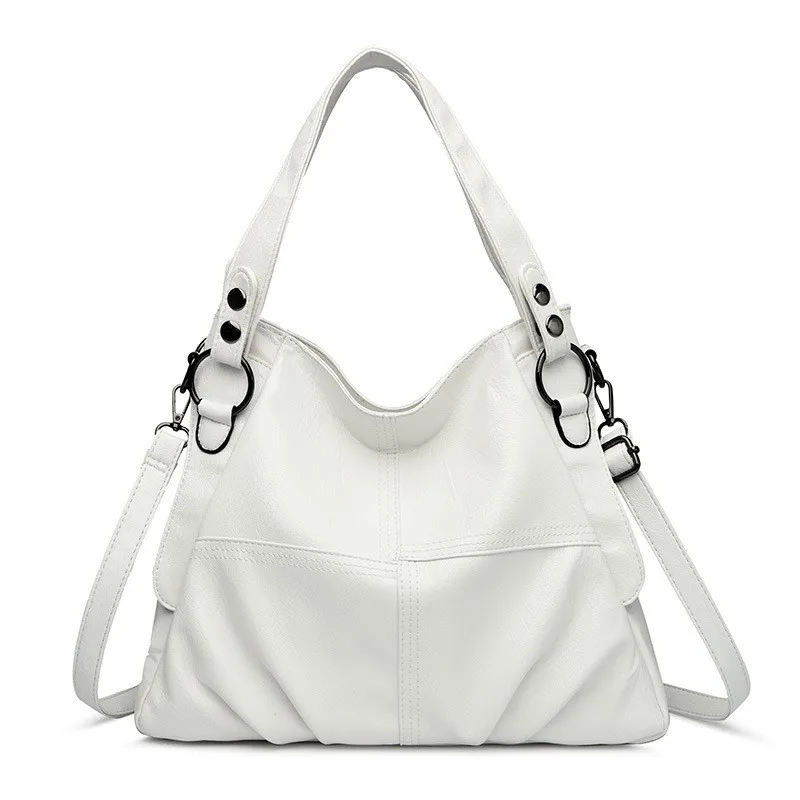 Elegant Everyday Top Handle Shoulder Bag for Women Genuine Leather Convertible Crossbody Strap Soft Luxury Handbag