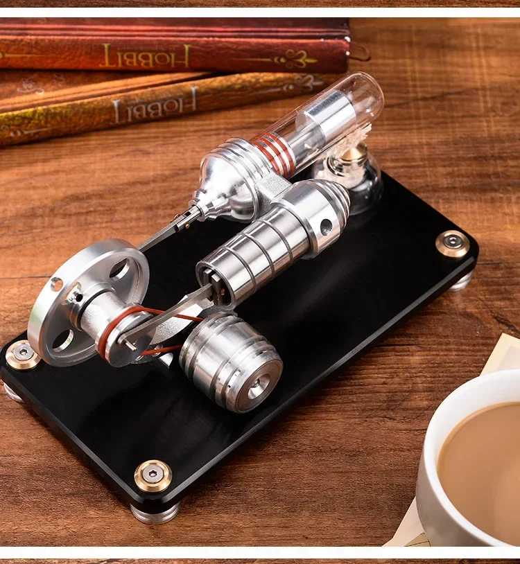 NEW Stirling Engine Generator Miniature Engine Model External Combustion Engine Capable of Starting