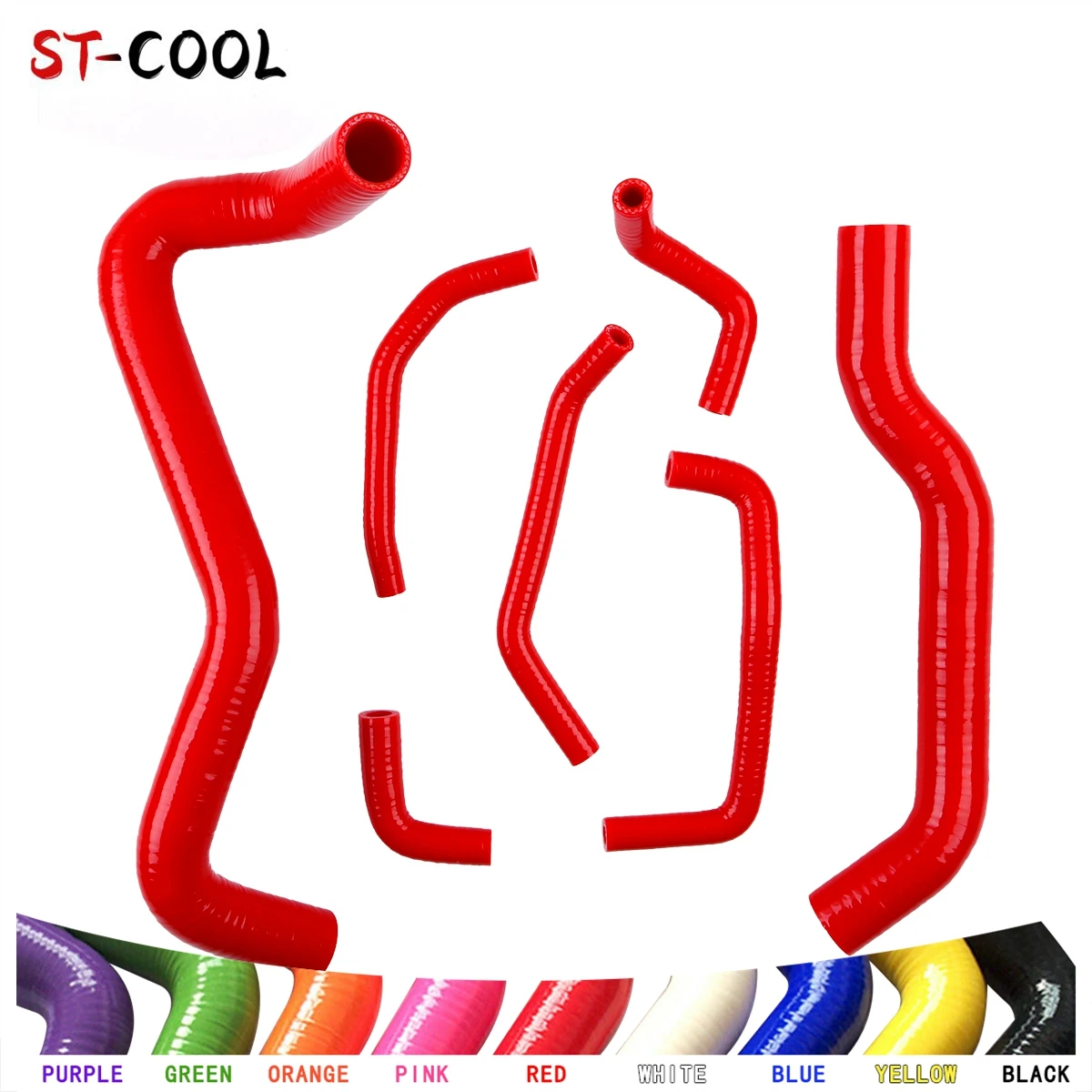 

For 2006-2010 Honda Civic Type R FN2 Silicone Radiator Heater Coolant Hoses 2007 2008 2009 Tubes Kit Piping 7Pcs 10 Colors