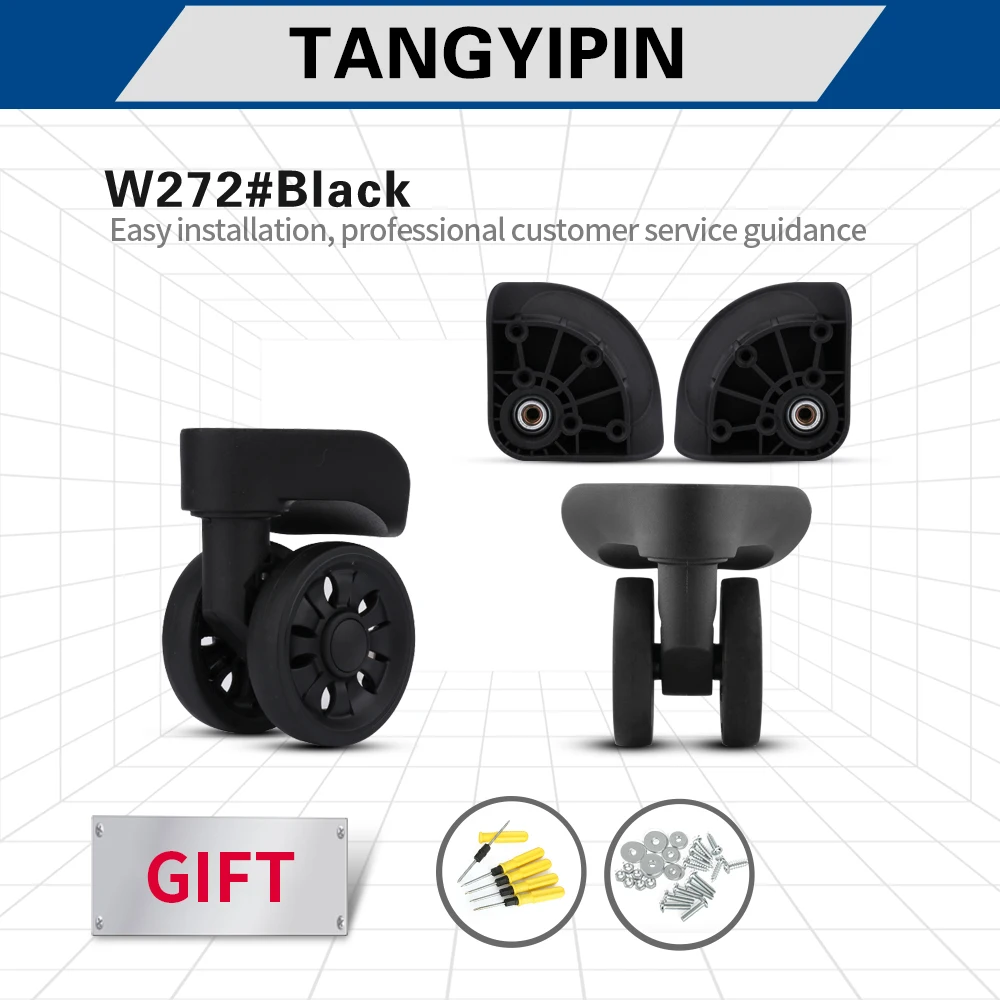 

W272 Luggage Compartment Wheel Repair Wheel Wheel Replacement Trolley Case Universal Wheel Accessories 360 Degrees