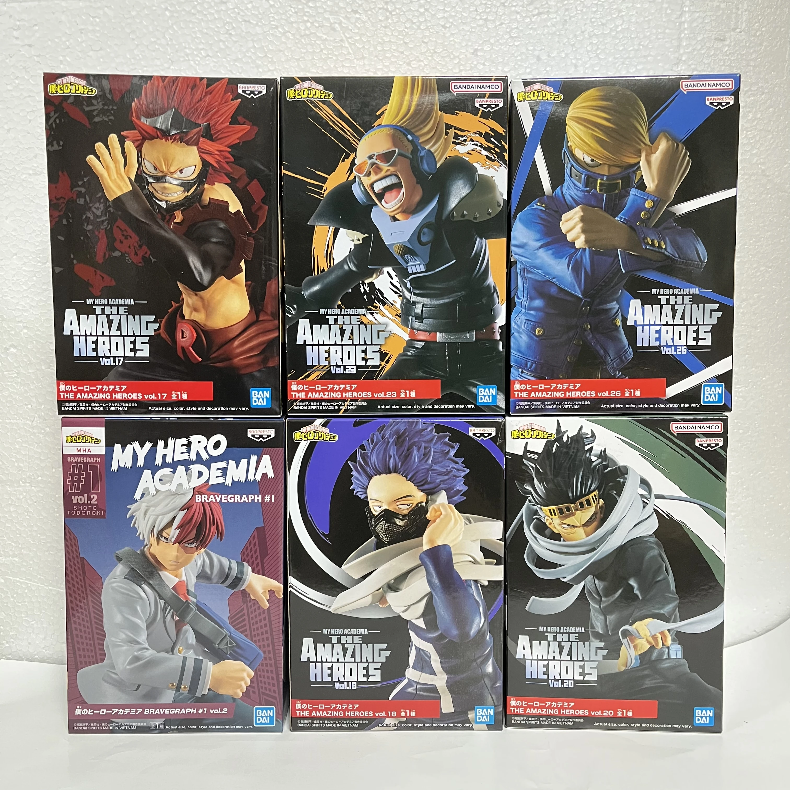 Original My Hero Academia SHOTA AIZAWA HITOSHI SHINSO BRAVEGRAPH BEST JEANIST PRESENT MIC Eijiro Kirishima Anime Figure Toy Gift