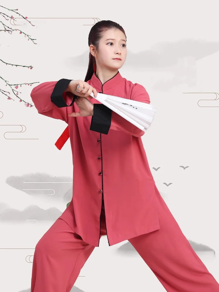 Kun Master Kung Fu Uniform Martial Arts Tai Chi Clothing Multicolor Long Sleeves Chinese Traditional Clothes