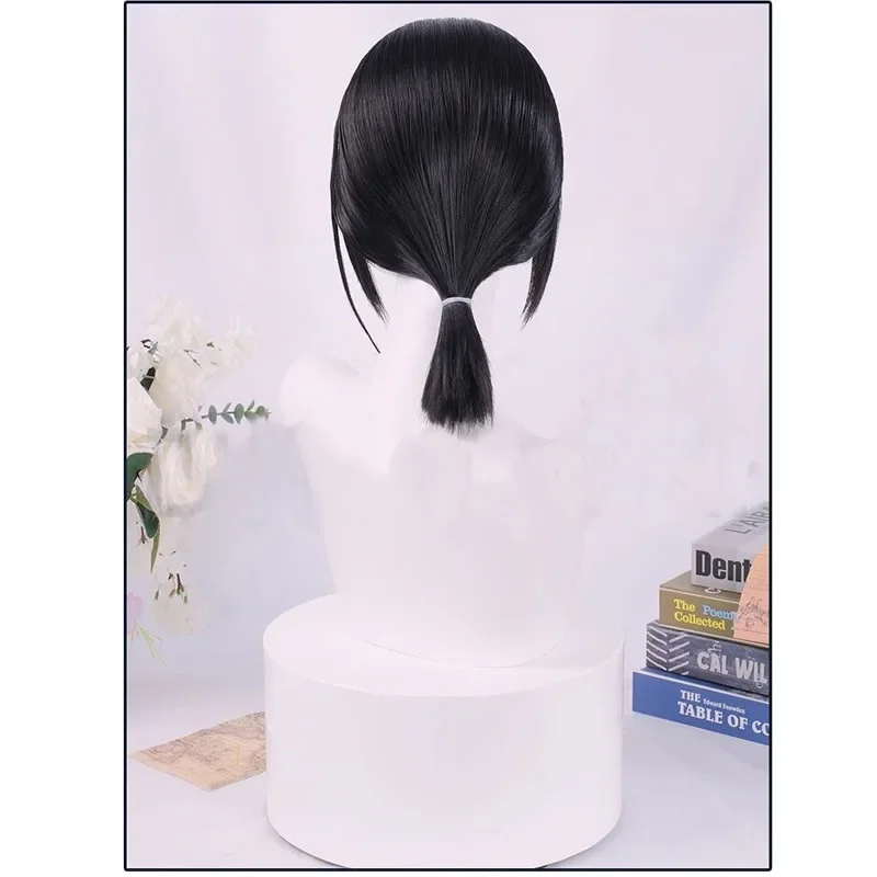 Comic-con Ougai Wigs Retailable Halloween Mori Ogai Cosplay Costume Anime Bungou Stray Dogs Port Mafia Leader Black Uniform Set view 2