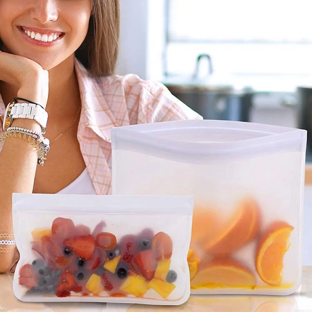 Bolsa de conservación de alimentos EVA, almacenamiento para refrigerador, bolsa reutilizable para mantenimiento fresco, bolsa de almacenamiento sellada, bolsa de almacenamiento de alimentos para cocina