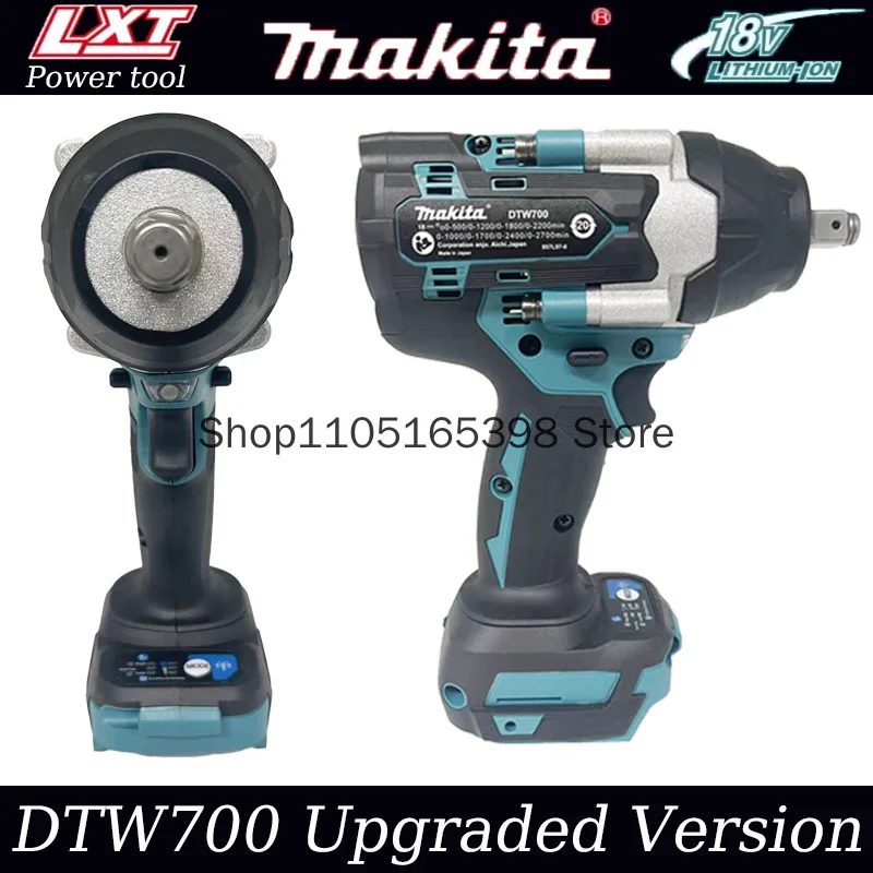 ماكيتا 18 فولت بطارية مفك DTW700 PLUS مفتاح ربط كهربائي مفتاح كهربائي لاسلكي أدوات 1/2 بوصة