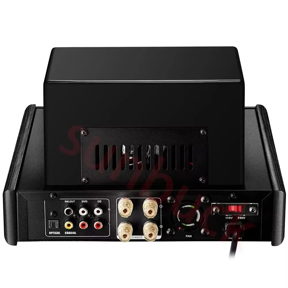 Sunbuck AV880 2,1-канальный 35 Вт оптоволоконный коаксиальный USB Bluetooth усилитель для наушников Hi-Fi стерео ламповый усилитель для наушников аудио