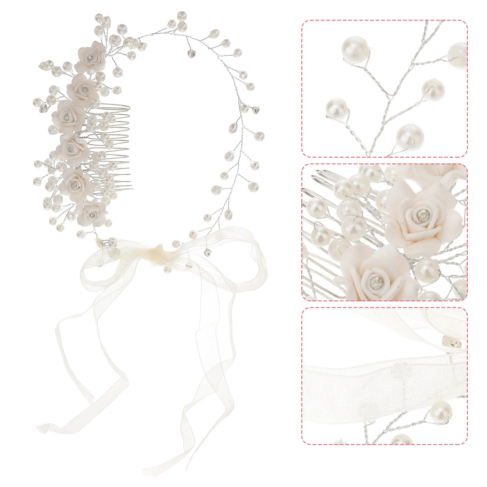 

Premium Pearl Flower Girl Headband for Weddings Elegant Hair Accessory for Flower Girls Soft Comfort Fit Holds Hair Securely No