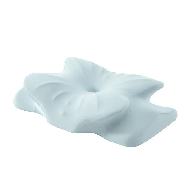 Ergonomic Butterfly Cervical Neck Pillow Pressure Release Sleeping Pillow Neck Protector for Side Sleeping Use