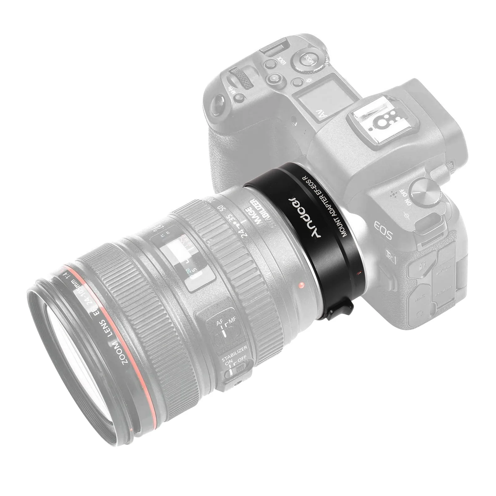 Camera Lens Adapter Ring Autofocus IS Image Stabilization EF EF S Lens to R RF Mount Adaptor for Full Frame Cameras