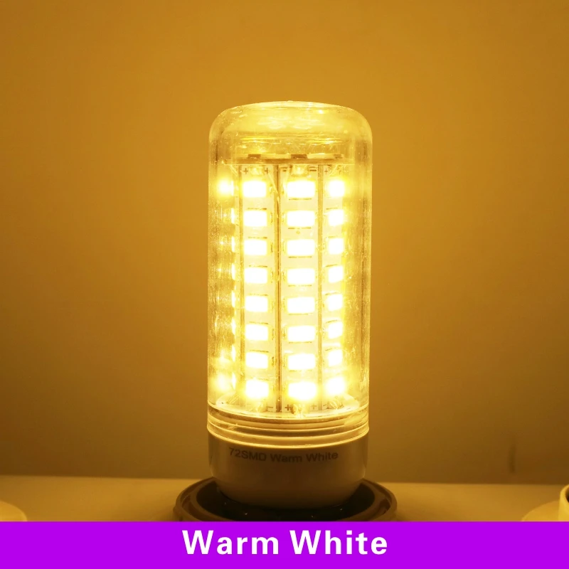 E27 E14 LED Maiskolben-Glühbirne 24 36 48 56 69 72 LEDs SMD 5730 220V Lampada LED Lampe Kronleuchter Kerzen-LED-Glühbirne
