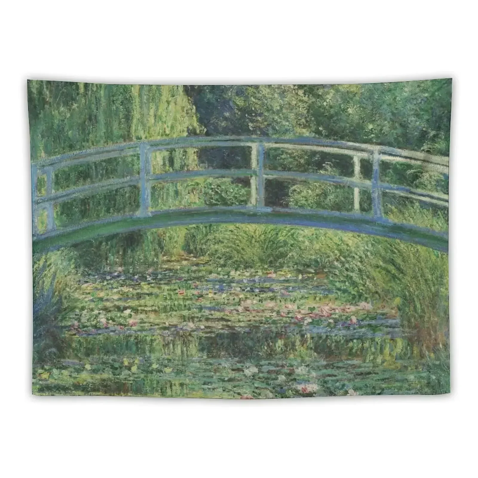 

Claude Monet - The Water-Lily Pond Tapestry Wall Carpet Room Aesthetic Decor Decoration Pictures Room Wall Tapestry