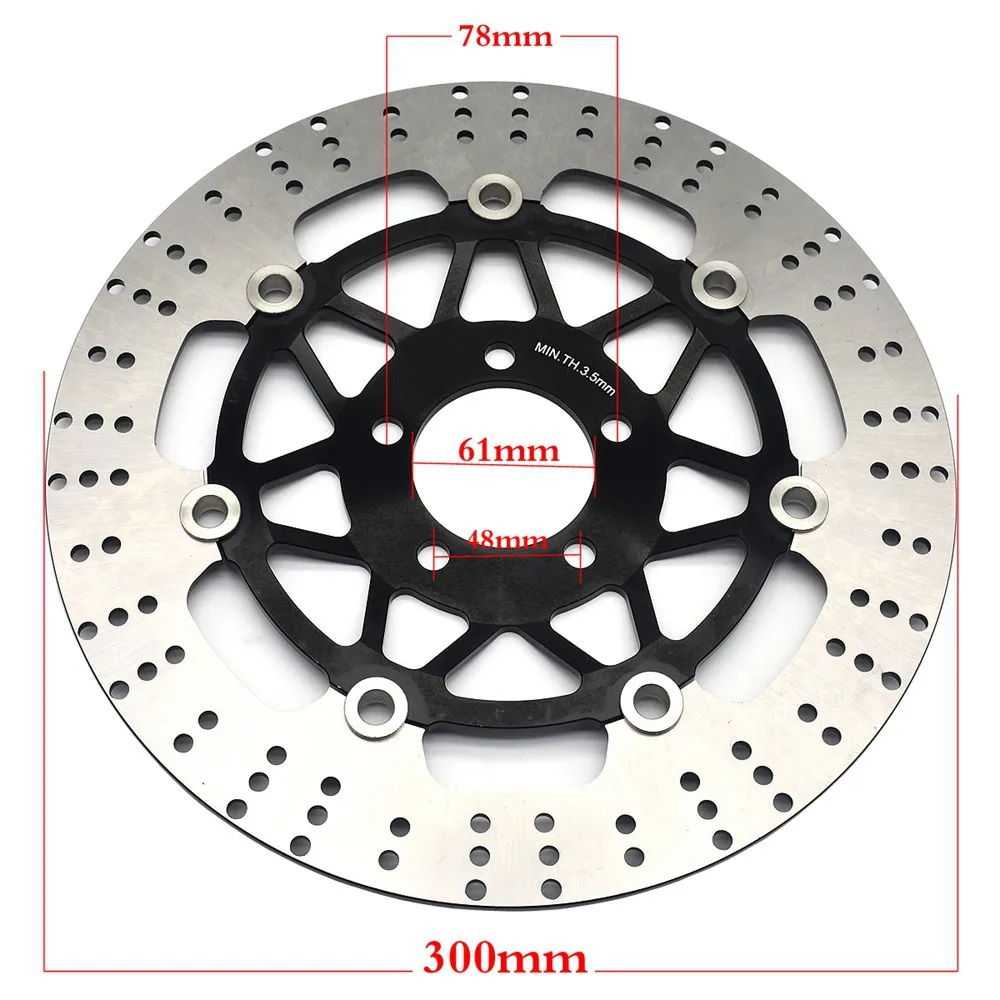 Front Brake Disc Rotor For KAWASAKI ZXR250 ZZR250 EX 250 ZL400 ZRX400 ZR400 ZXR400 ZZR400 ZX400 ZX6R ZL600 KR-1S KR250 ZR250 C