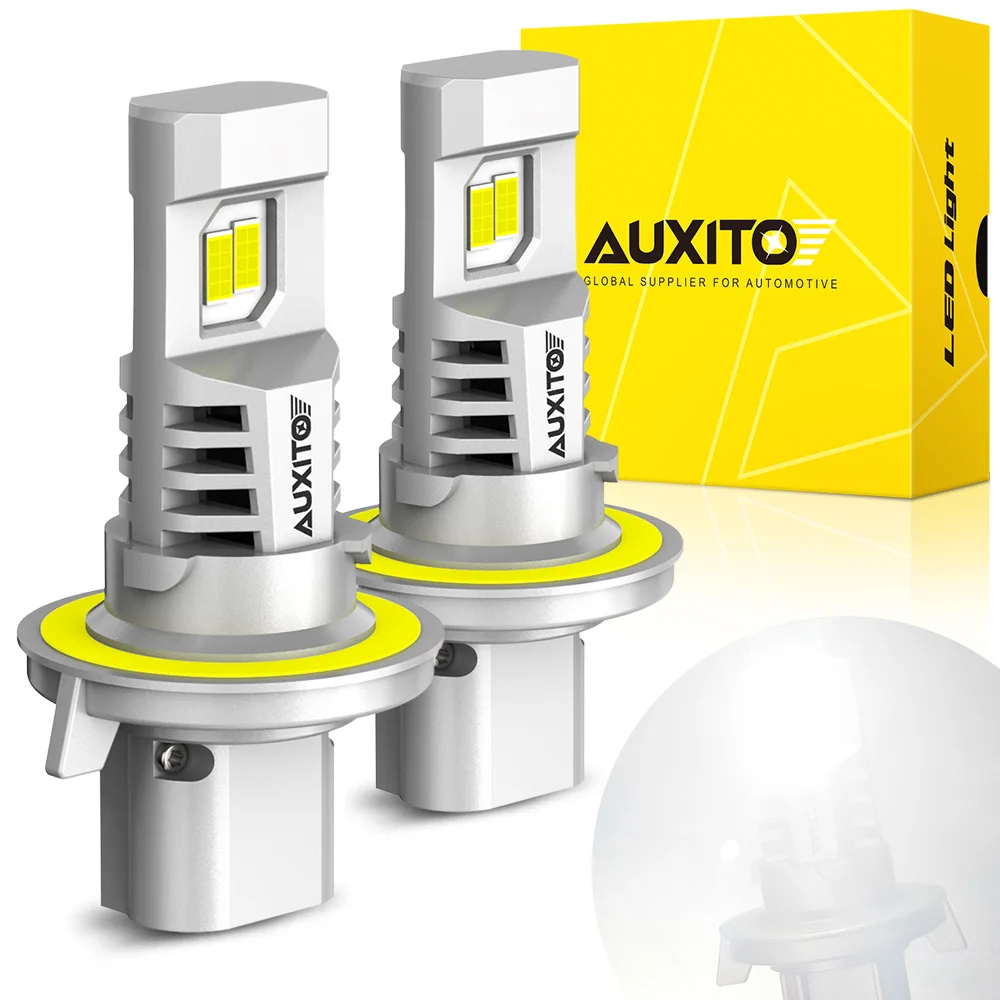 AUXITO 2Pcs H13 9008 LED Headlight Bulbs 30000LM CANBUS 6500K White LED Head Lamp For Car Front High Low Beam 12V Super Bright
