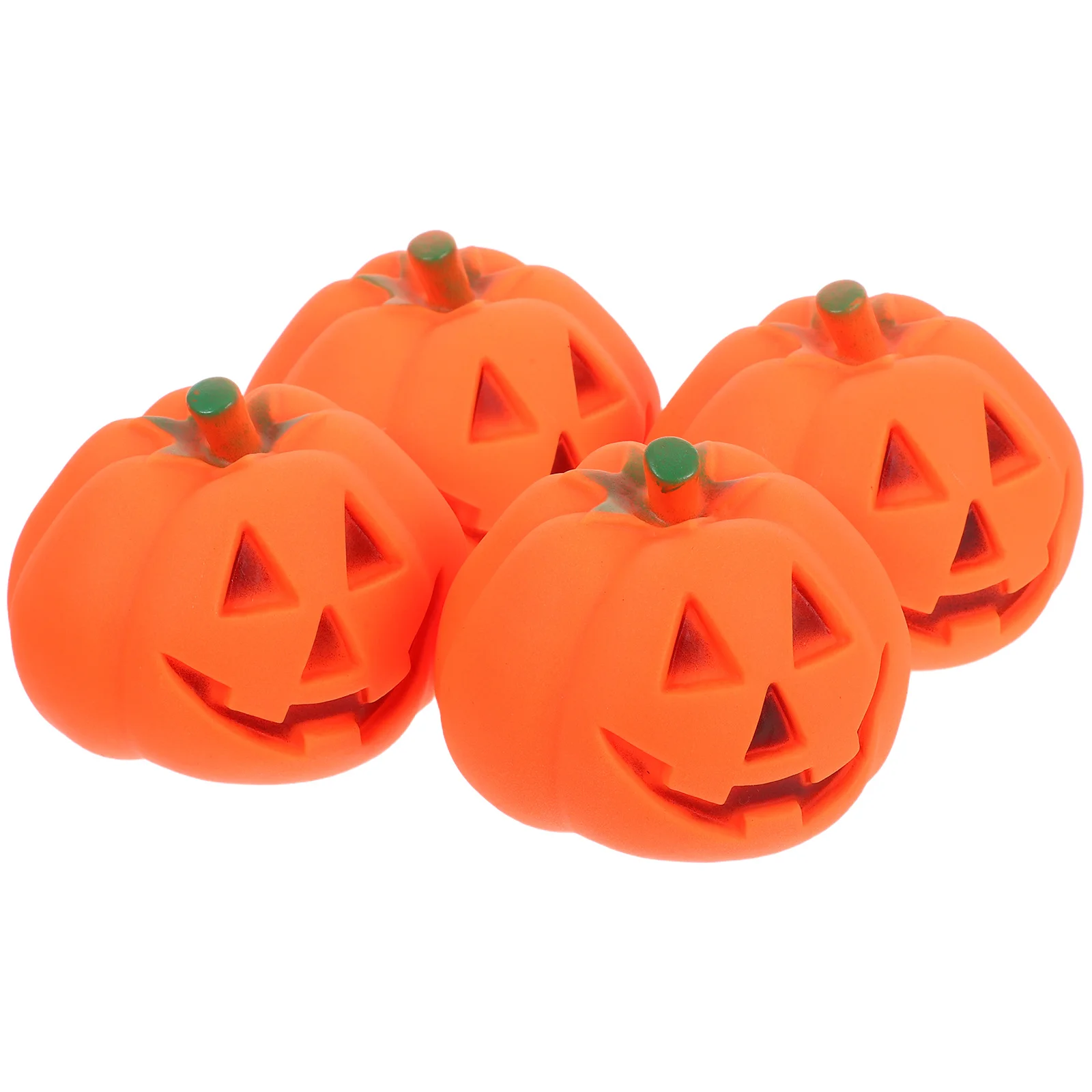 

4Pcs Fun Sounding Pet Playing Supplies Shaped Like Pumpkin Great for Reducing Dog Loneliness and Biting Habits
