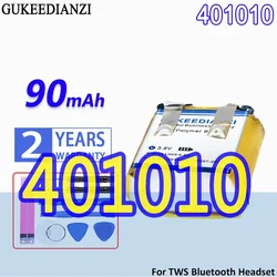 High Capacity GUKEEDIANZI Battery 400909 401010 501010 For i7s/i8/i9/i12TWS Tws-12 Wireless Earphones Headset MP3 MP4 Batteries