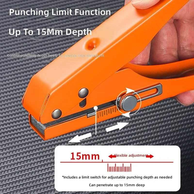 for 8/10/12/15mm Edge Banding Punching Pliers Woodworking Countersink Screw Hole Covering Tool PVC Punching Artifact