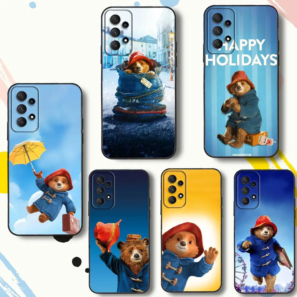 

Popular PaddingtonS B-Bear Phone Case For Samsung Galaxy A 80,72,73,91,53,22,51,52,5G,Plus,J,Note Soft Black Cover