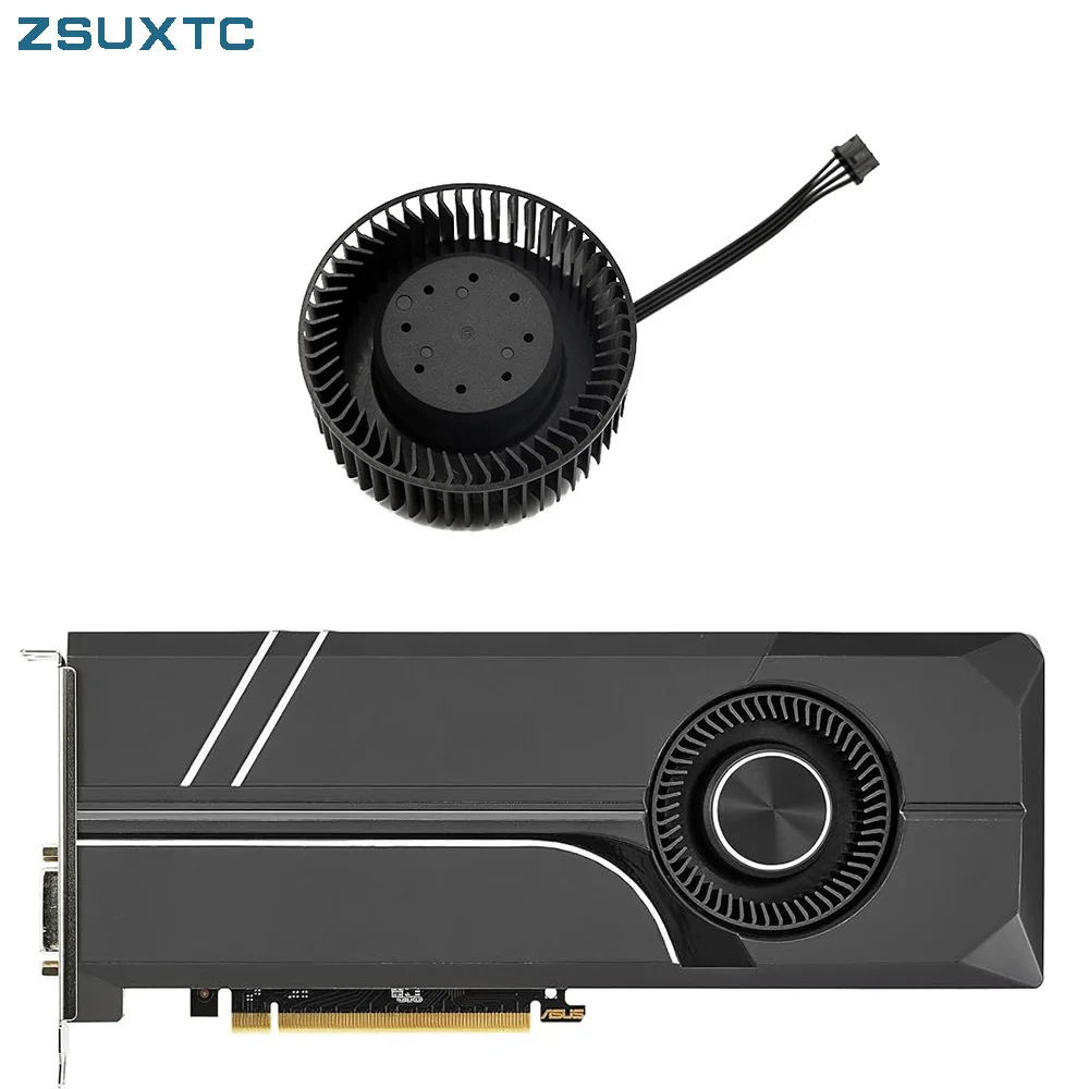Nowy PLB06625B12HH DC12V 1.00AMP 4PIN dla ASUS TURBO GTX1070 1070TI GTX1080 GTX1080TI karta graficzna wentylator chłodzący
