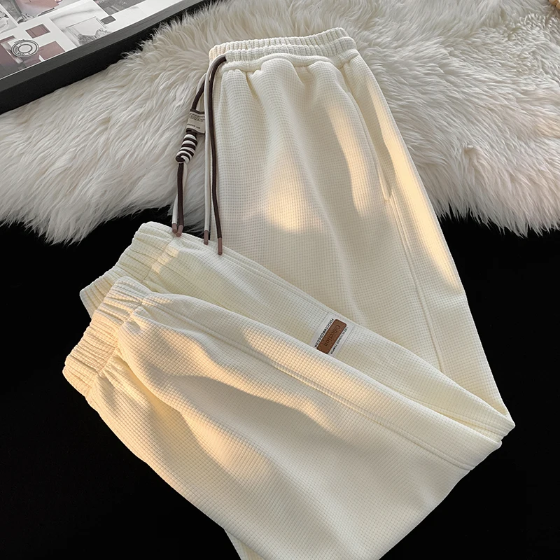 

American Sle Casual Pants Men's Spring Autumn Loose Cuffed Sports Long Trousers Breathable Comfortable Faion Brand