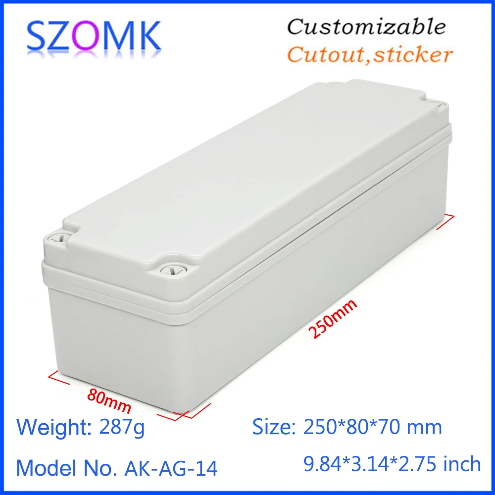 OEM Custom IP66 Plastic Enclosure ABS Waterproof Electronic Box