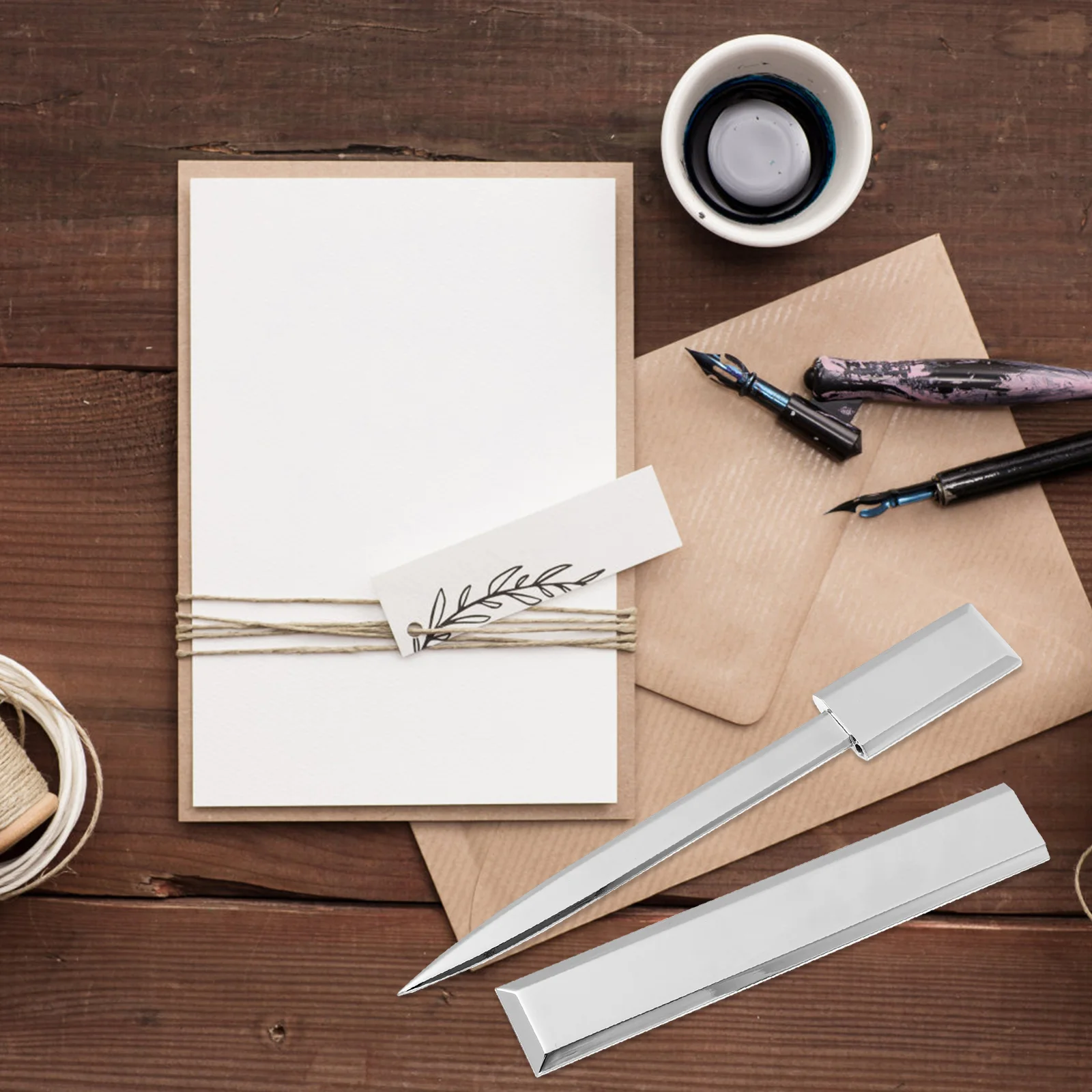 Paper Knives Letter Opener Gift Box Miss Metal Envelope Split File Device Tool