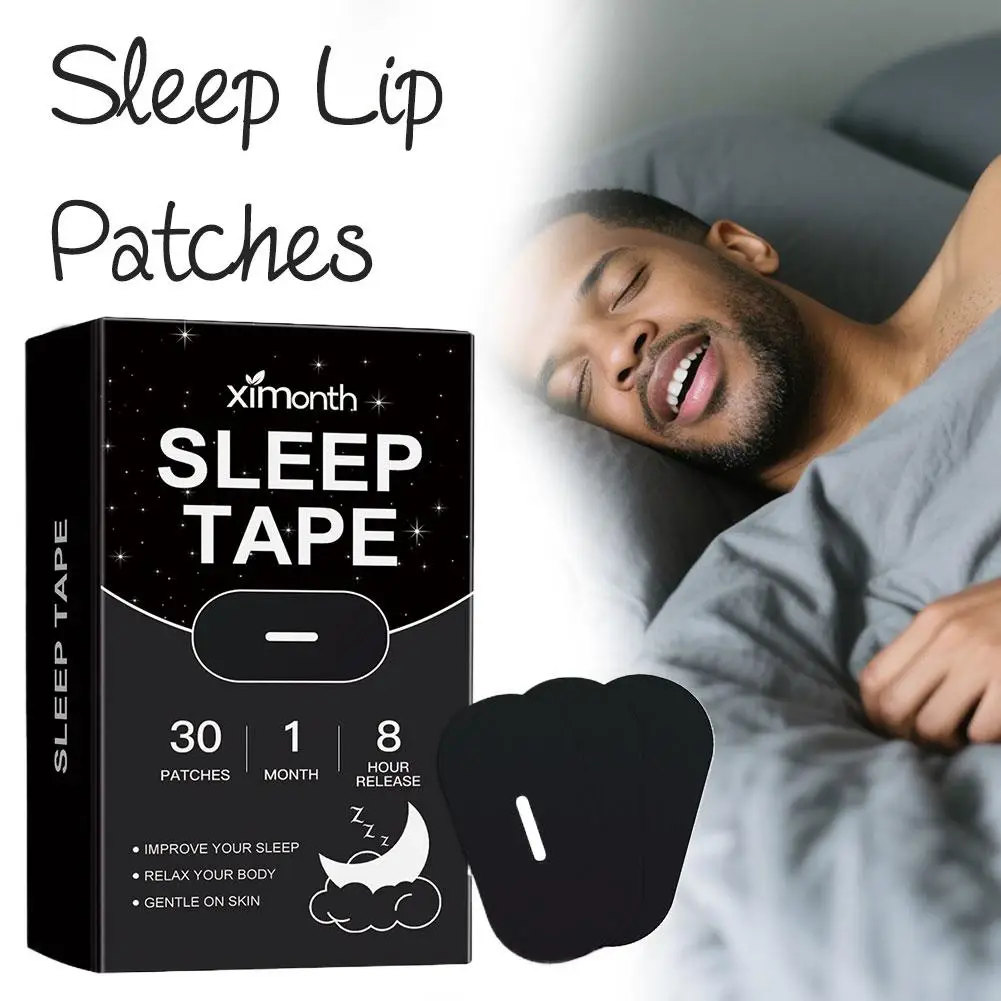 

Ximonth Sleep Tape 30Pcs – Anti-Snoring Mouth Strips, Gentle Skin-Friendly, Nose Breathing Correction, Improves Sleep Quality
