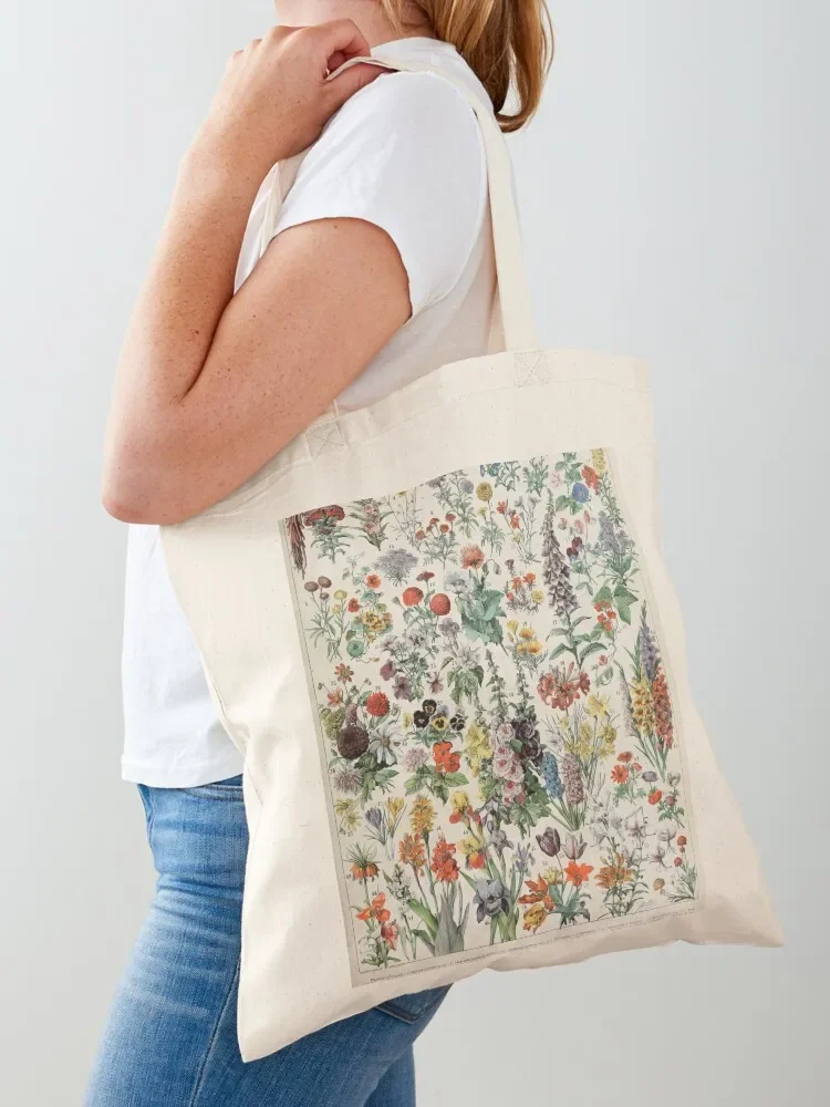

Adolphe Millot fleurs A Tote Bag Canvas shoulder bag Women's handbag Fabric bag Shopper