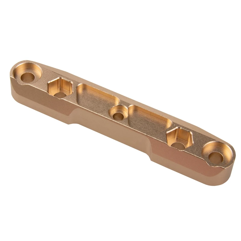 ABUM-Código de brazo de suspensión inferior de Metal para 1/8 FS Racing ATOM 6S RC accesorios de repuesto de actualización de coche dorado