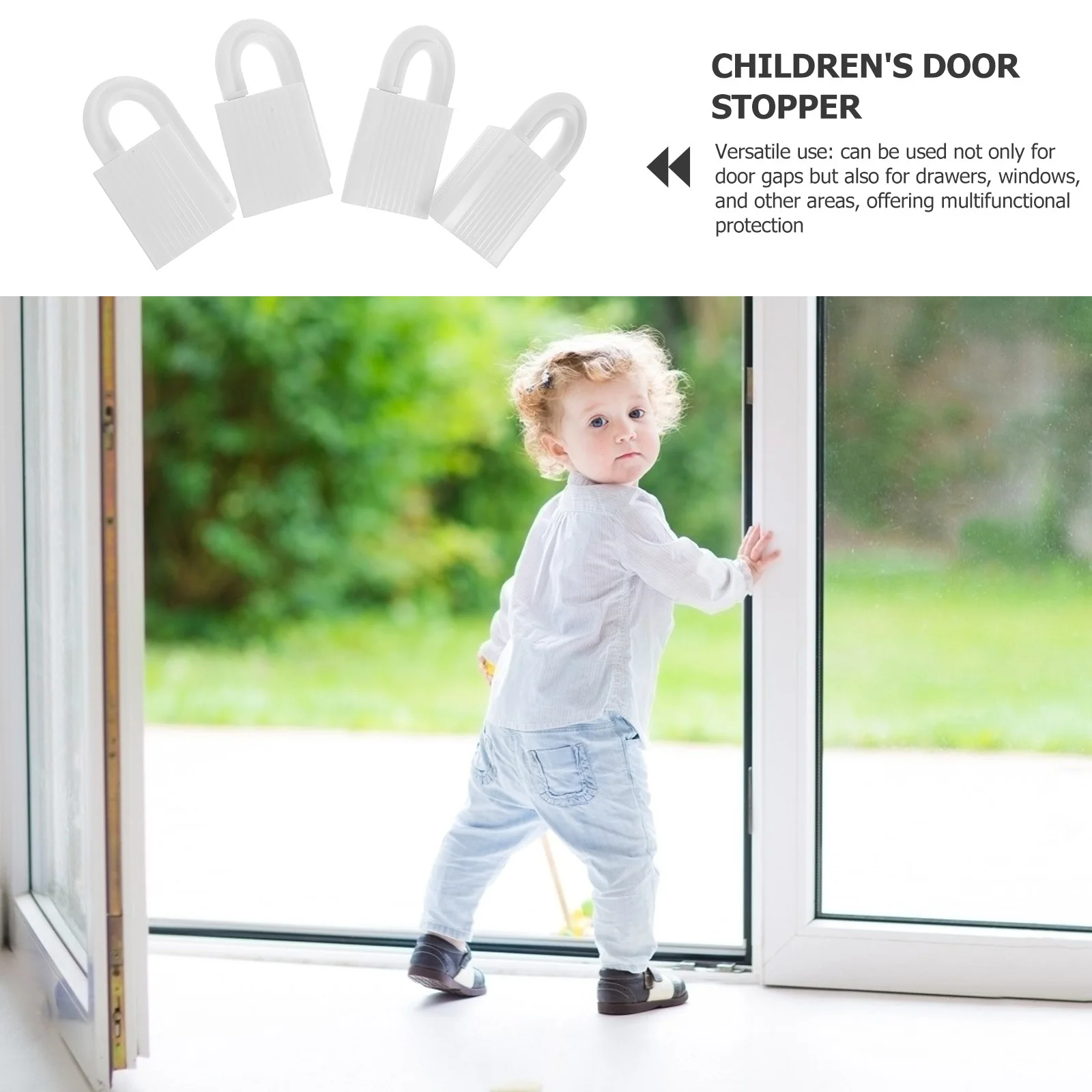 

4 шт., защита от детей, дверные щипцы, детский защитный дверной стопор, защита от ударов, защита от защемления пальцев для защиты дома