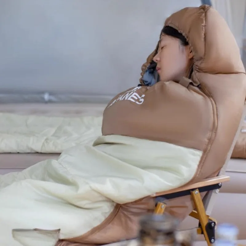 

Single Envelope Sleeping Bag Outdoor Camping Adult Overnight Portable Washable Sleeping Bag Comfortable Camp Sleeping Gears