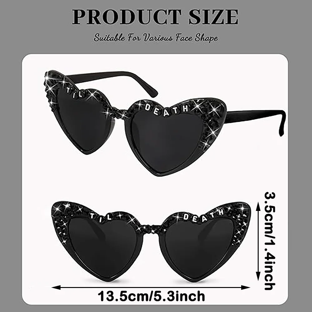 1Pcs Til Death Black Accessories Gothic Bachelorette Party Bride Bridesmaid Souvenirs Decorate Wedding Supply Bridal Shower Gift - view 2