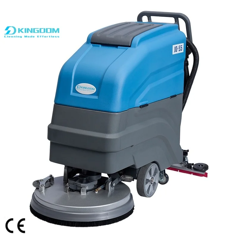 

CE Certified Walk-Behind Floor Scrubber Automatic Cleaner Labor-Saving Commercial Cleaning Equipment with Core Brush Motor