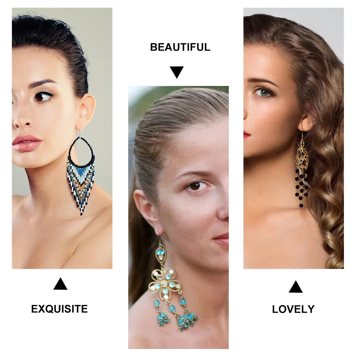 50Pcs Trendy Stainless Steel Earring Rings DIY Kit for Necklace Bracelet Craft Projects Jewelry Making Supplies