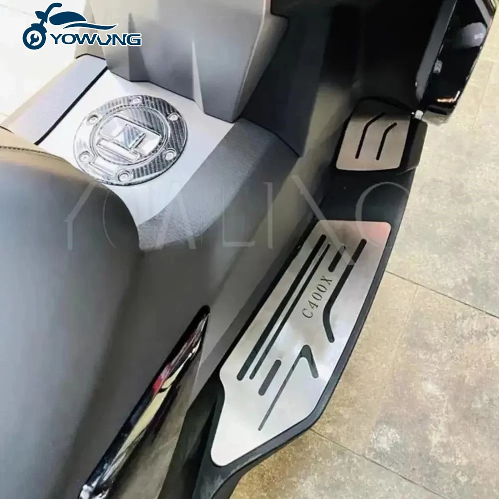 

Motorcycle Accessories For BMW C400X C400 X C400GT 2018 2019 2020 2021 2022 - 2024 Footboard Footrest Pedal Front Rear Foot Peg