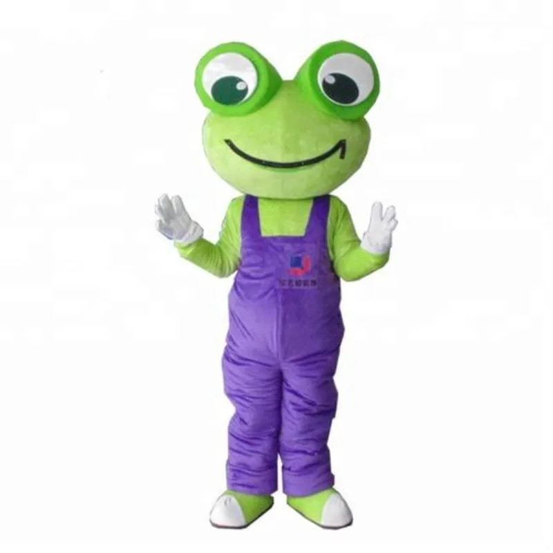 

Frogs Mascot Costumes Make EVA Material Frog Cartoon Apparel Birthday Party Masquerade Mascot Costume for Christmas Adult Suit