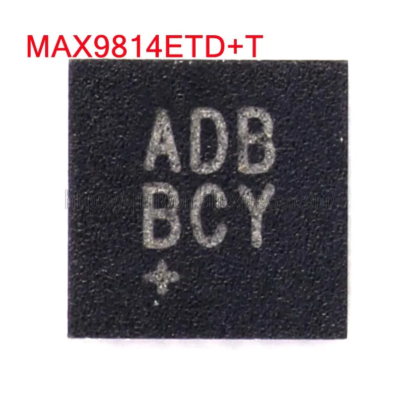 MAX9814ETD+T Class AB Audio Power Amplifier SMD TDFN-14 Speaker Driver IC MAX9814 ADB BCY