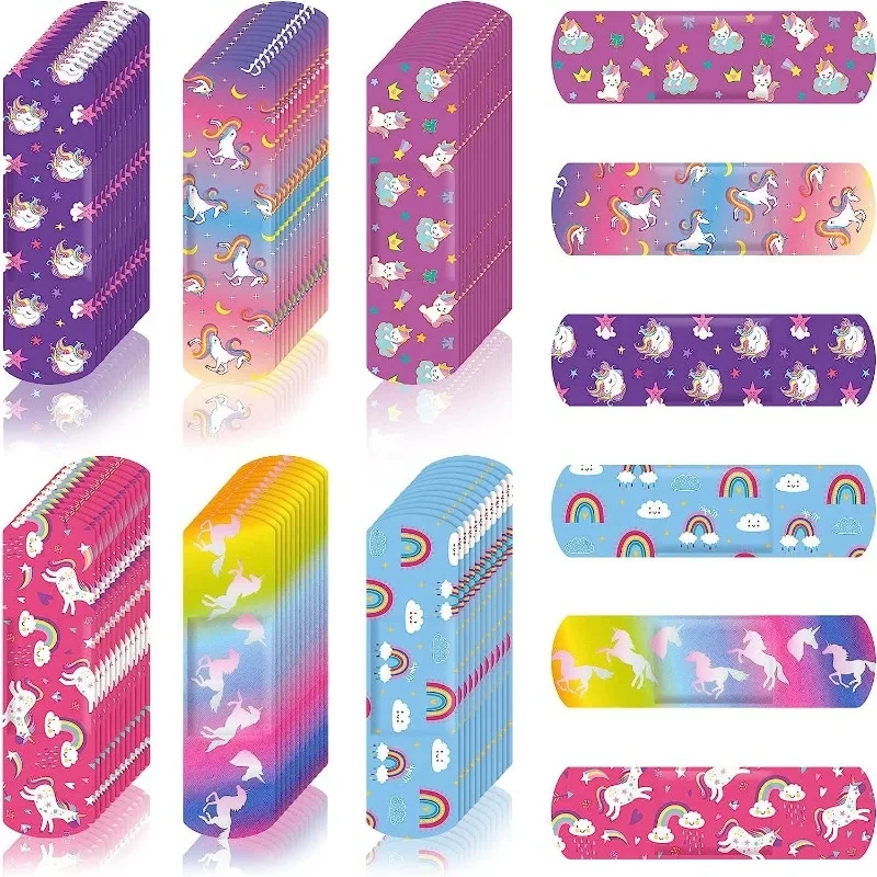 60pcs/set Cartoon Band Aid Cute Wound Plaster for Skin Dressing Patch First Aid Strips Adhesive Bandages Waterproof Woundplast