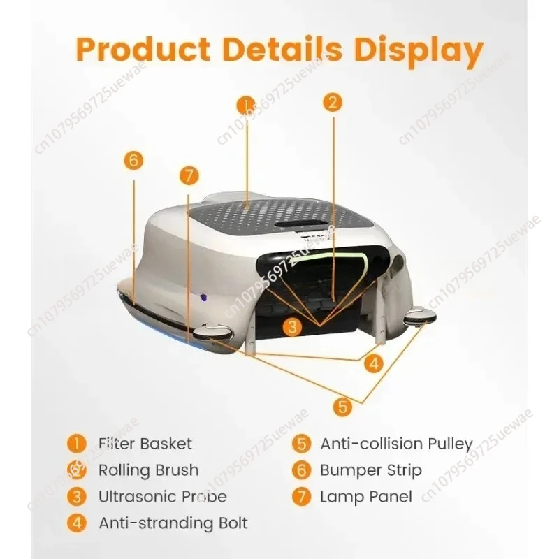 

Pool Skimmer Cleaner Automatic Pool Vacuum Cleaner Pool Surface Cleaner Robot Robotic