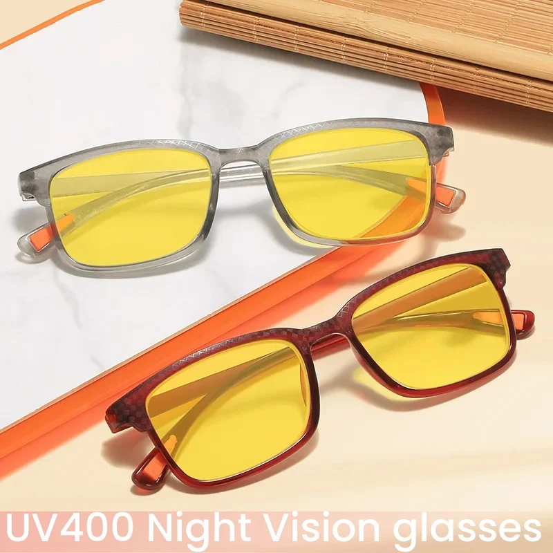 

Ultra Light Night Vision Anti Blue Light Night Brightening Glasses Computer Mobile Phone Game Console Eye Protection Sunglasses
