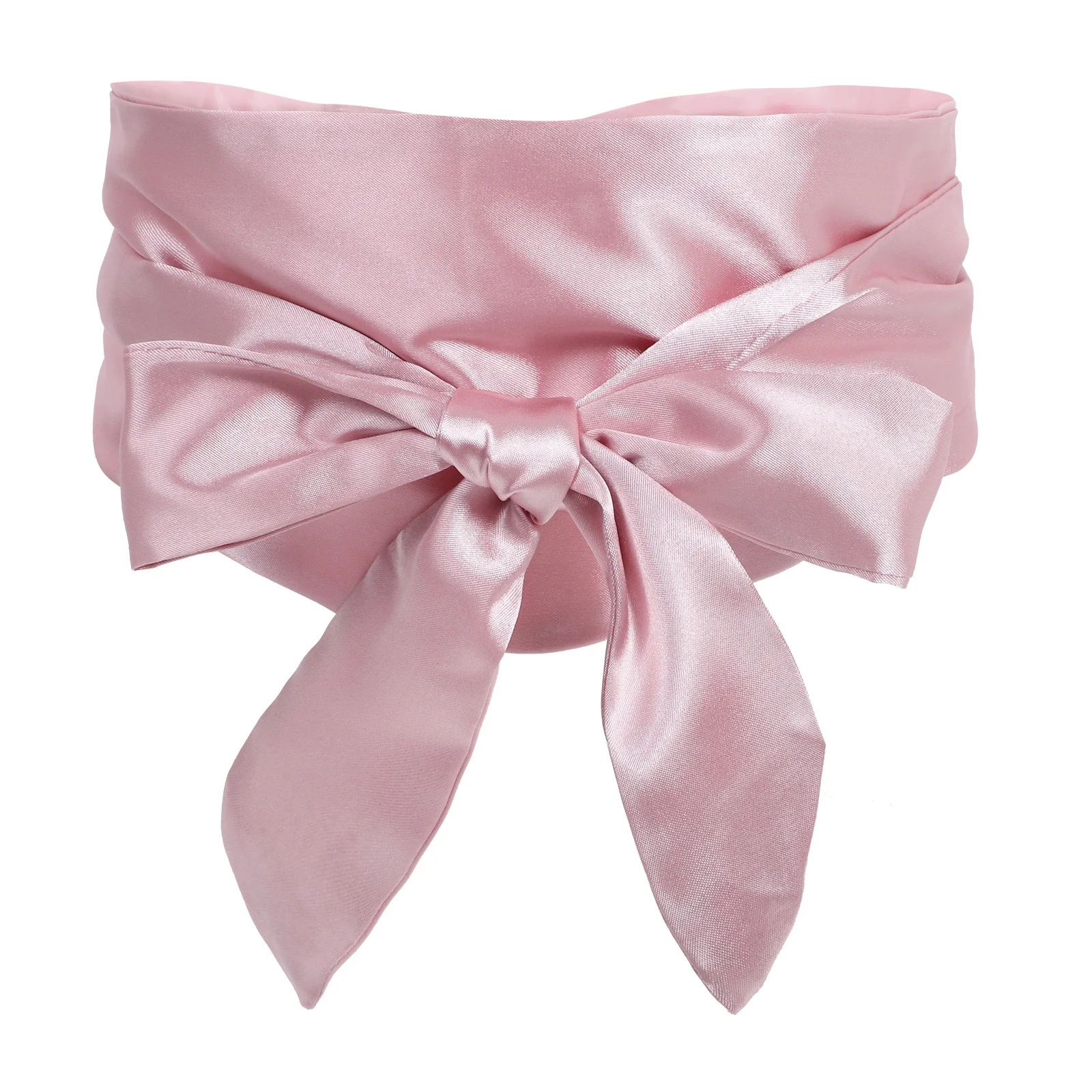 

For Fabric Women Solid Color Bridal Wedding Sash Belt Dress Belt Wedding Party Formal Wear Robe Tie Accessory