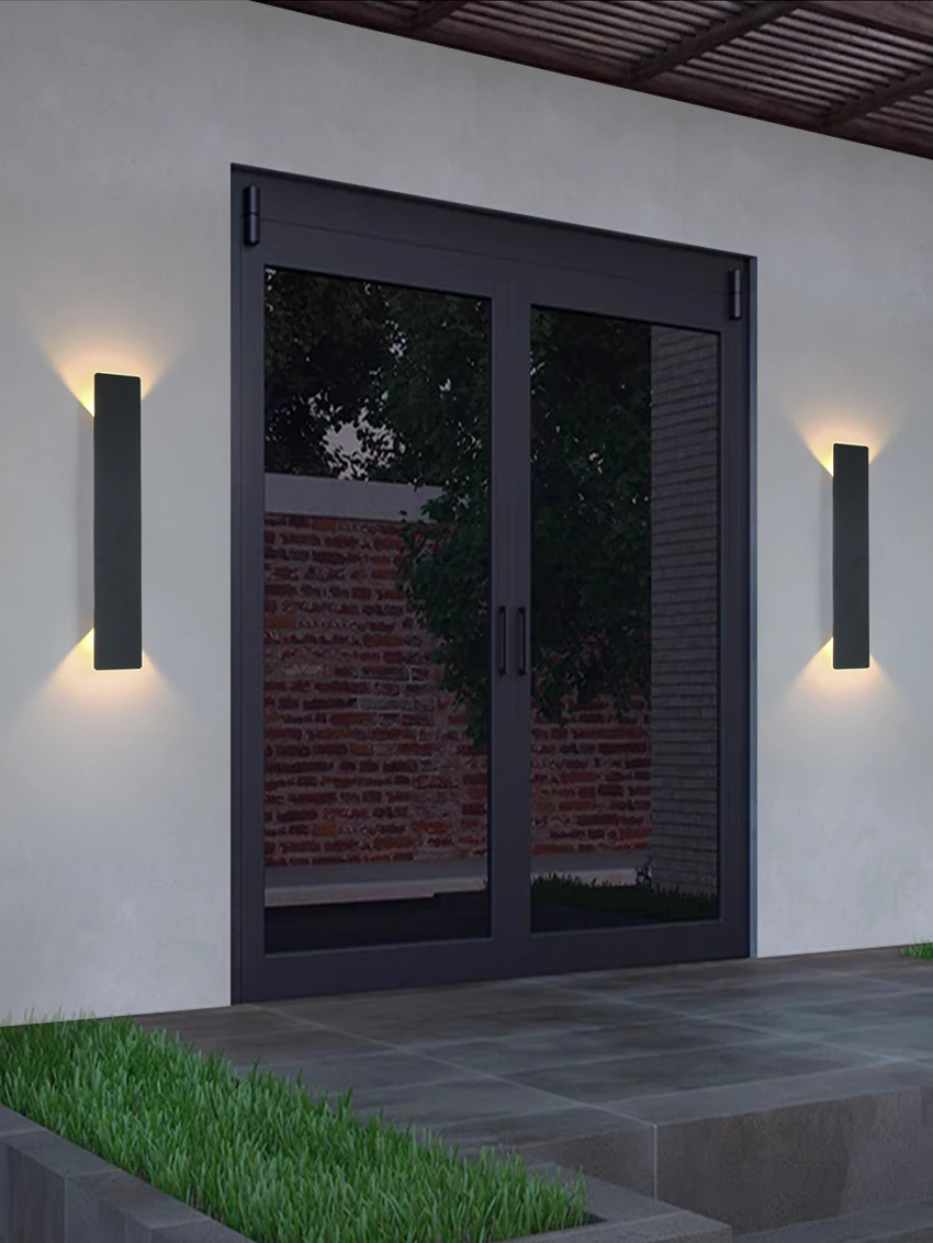 

80cm Modern Led Waterproof Outdoor Up Down Wall Lamp IP65 Aluminum LED Wall Light Indoor Decorated Wall Sconce