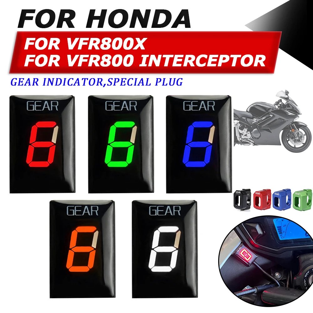 

For Honda VFR800 2023 VFR800 interceptor VFR 800 X 800X Motorcycle Accessories Gear Indicator Ecu Mount Speed Gear Display Meter