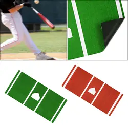 Batting Cage Mat Batting Mat Portable Anti Slip Pitching Practice Mat Pitcher Hitting Training Mat Softball Hitting Baseball Mat