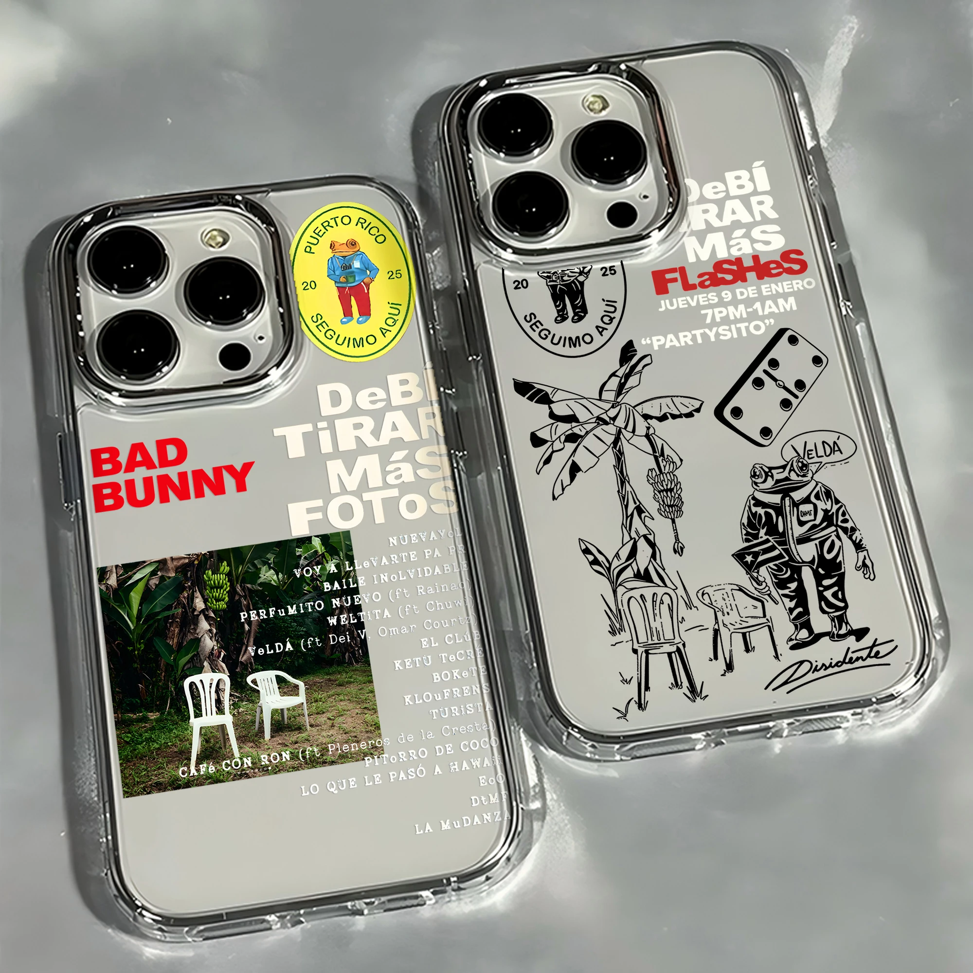 DTMF Debí Tirar Más Fotos B-Bad Bunnys Handyhülle für iPhone 17e 17 16e 16 15 14 13 12 11 mini Pro Max X XR XSMAX Air Plus Cover