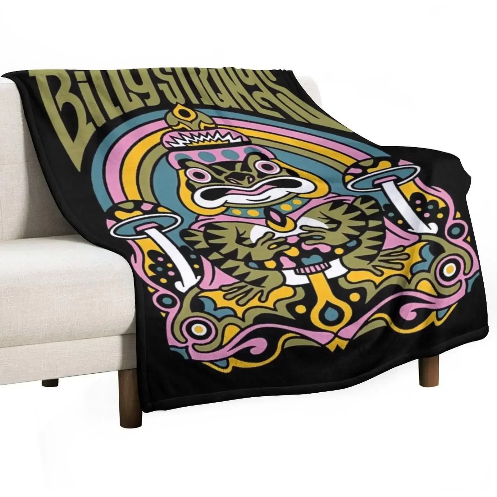 Billy Strings Frog Throw Blanket Decorative Sofas Fashion Sofas Bed Quilt Single Luxury Designer Blankets