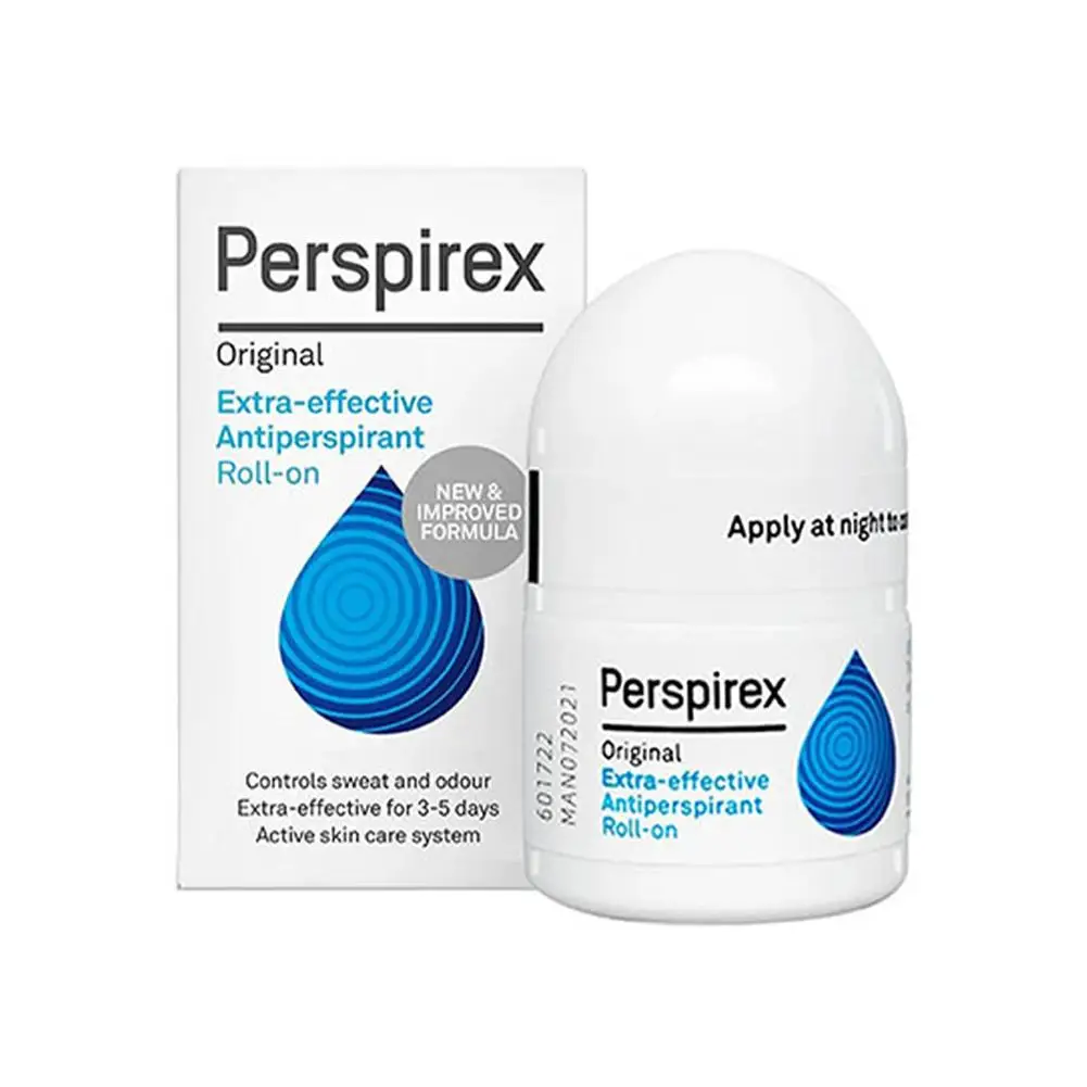 Perspirex Deodorant Roll On With Refreshing Comfort, For Underarm Antiperspirant Women Men Use, Natural Odorless