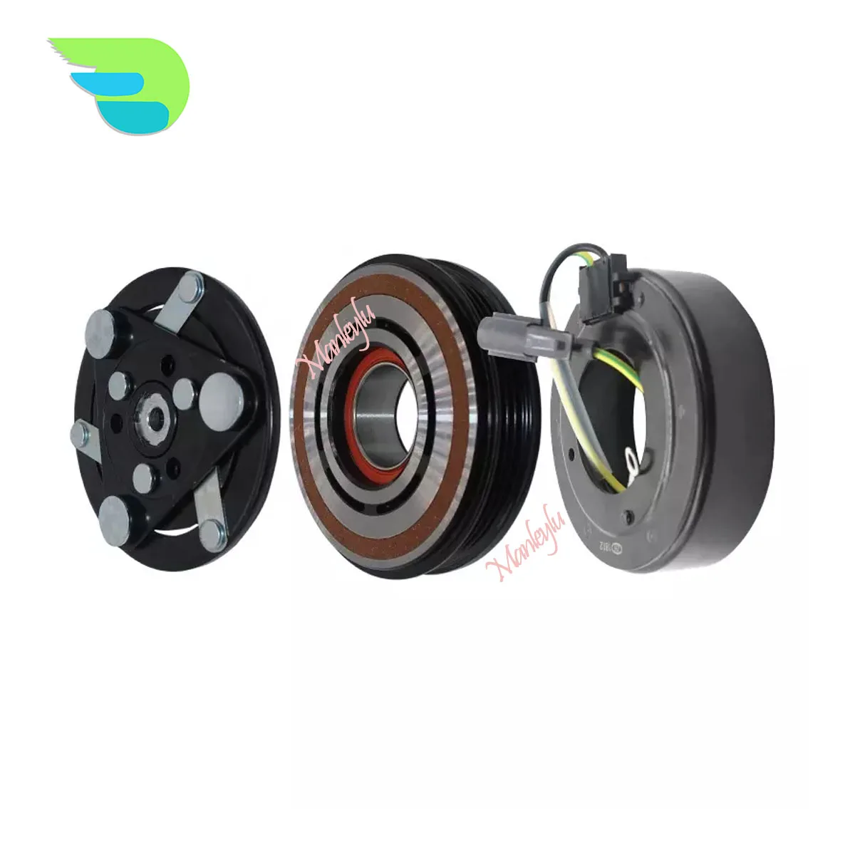 

AC A/C Air Conditioning Compressor Clutch Pulley For Volvo S80 XC60 XC70 S60 II V60 2.4 D3 D4 D5 36001462 36011358 31315453