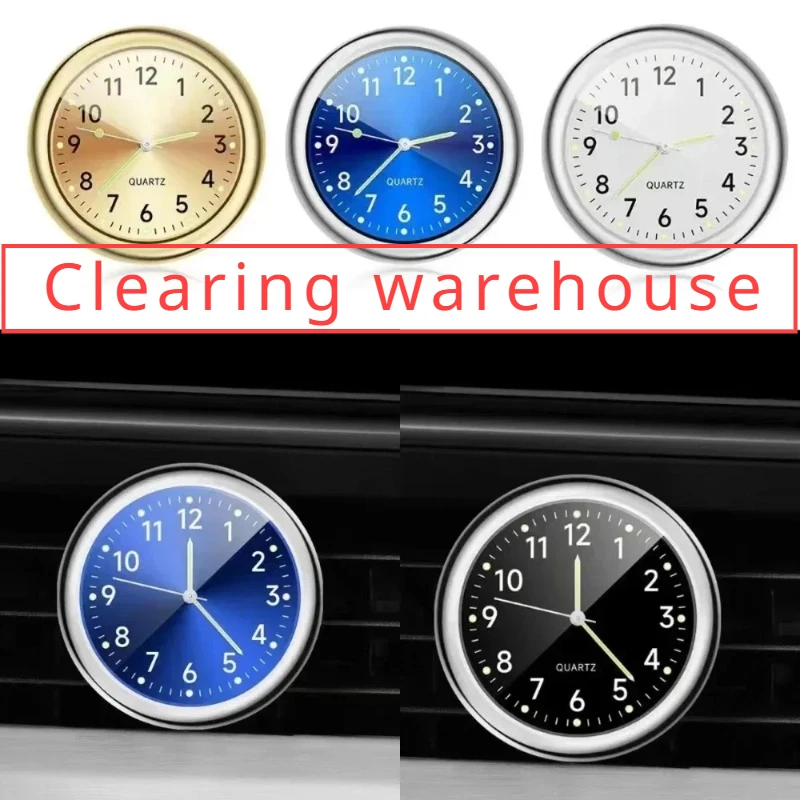 Mini Watch Car Quartz Clock Mini Electronic Clock Waterproof Bicycle Motorcycle Watch Auto Car Clock Dashboard Clocks In Car