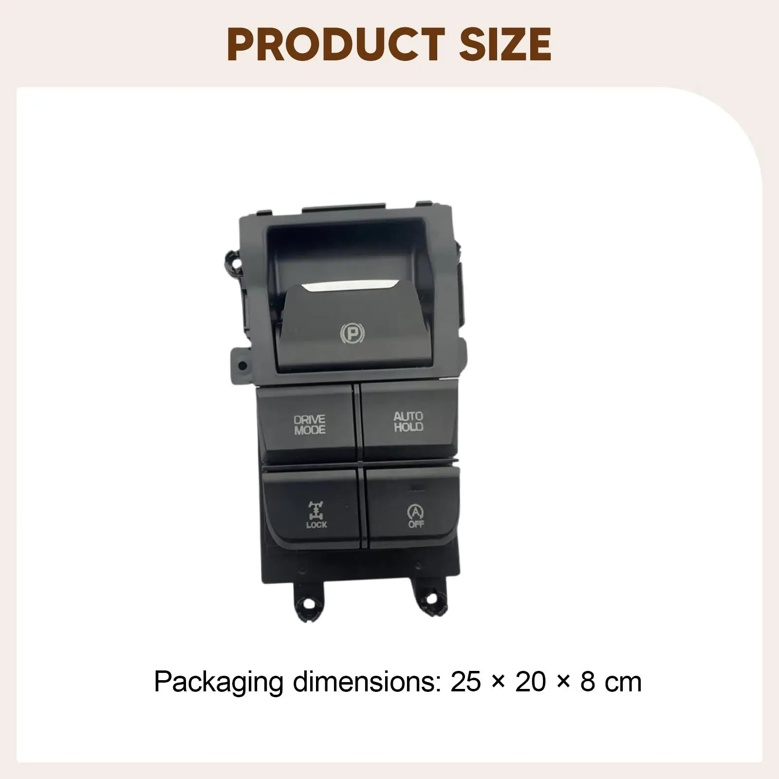 

Complete Console Switch 93300D3010 Quick Installation Replace Electric Handbrake Switch for Tucson Car Accessories