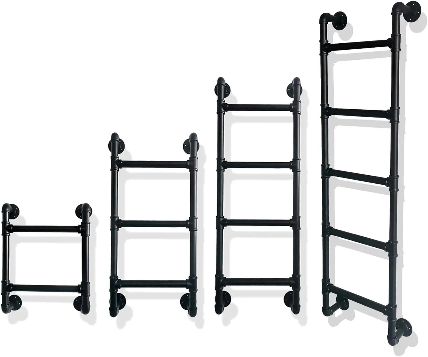 

Wall/Floor-Mounted Ladders For Home, Basement Window Well Egr Exit Ladder, Metal Step Ladder For Rv Attic Bunk Bed, Loft Steps